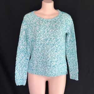 Caribbean Joe aqua supply sweater Large Easter